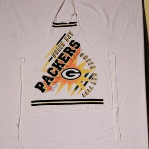 Green Bay Packers Vtg 1997 NFLP Apron Approx. 27" Wide x 29" Tall - Imperfect